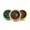 Ultra Mini Wireless Bluetooth Speaker with Heavy Metal Electroplating Round Speaker | Wireless Power Button Controlled, 60 Min Running Battery Pack of 1 (Random Multicolor) (Mini Boost 4D)